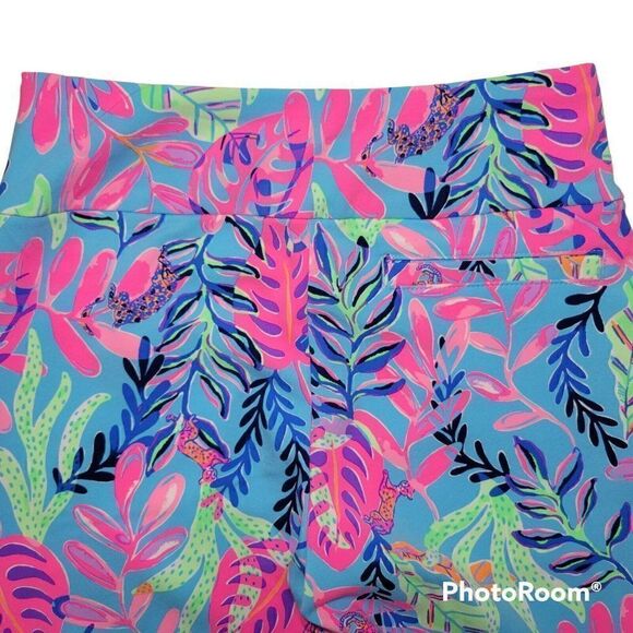 Lilly Pulitzer Reid Shorts Womens Size 0 XS UPF 50+ Luxletic Porto Blue Golf NWT - Picture 10 of 16